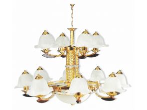 ĐÈN THẢ CHÙM PHA LÊ CAO CẤP DK2864