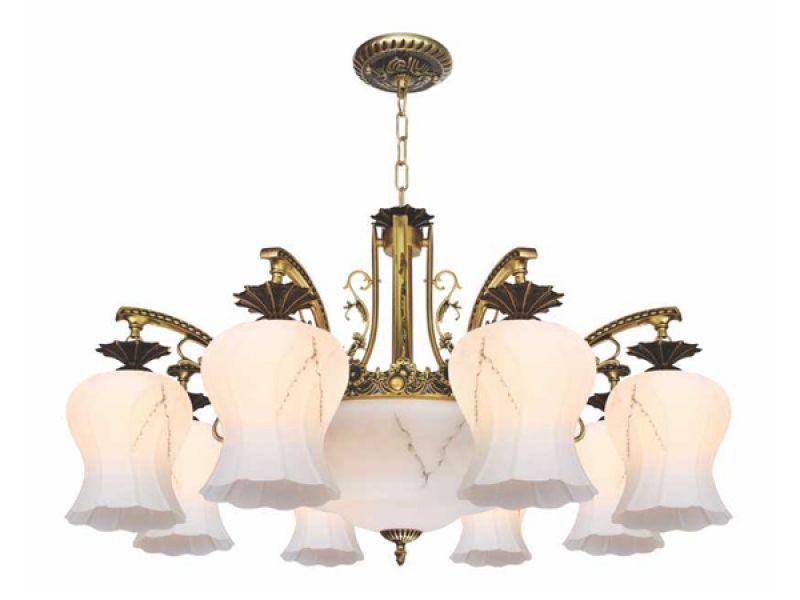 ĐÈN THẢ CHÙM PHA LÊ CAO CẤP DK2870