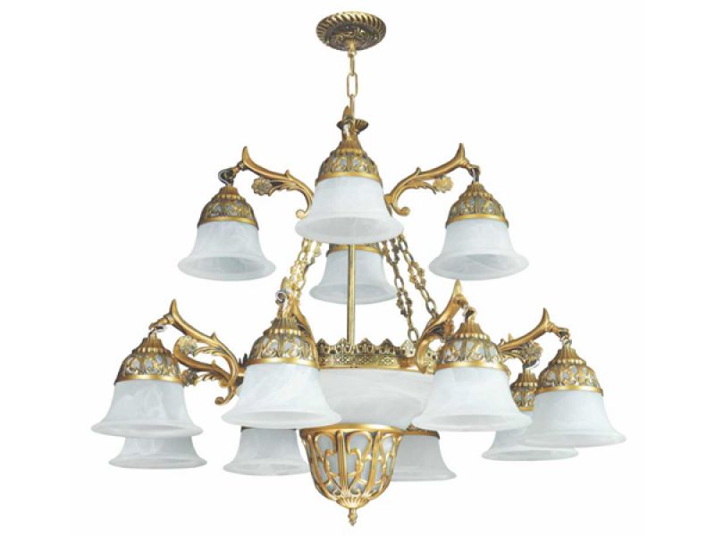 ĐÈN THẢ CHÙM PHA LÊ CAO CẤP DK2876