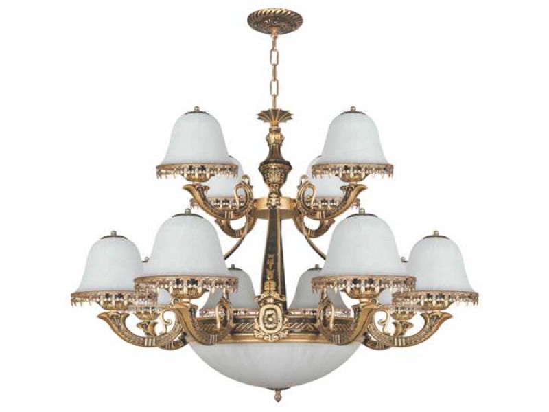 ĐÈN THẢ CHÙM PHA LÊ CAO CẤP DK2877