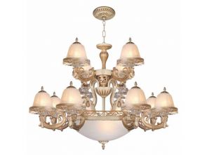 ĐÈN THẢ CHÙM PHA LÊ CAO CẤP DK2884